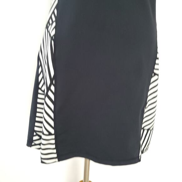 Title Nine Dream Overdrive Dress Stretch Athleisure Geometric Black Women XS - Picture 6 of 13